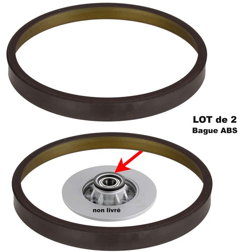 2x Anello Magnetico ABS Disco Cuscinetto Mozzo Posteriore per 3008 5008 C4 - Bild 3 von 9