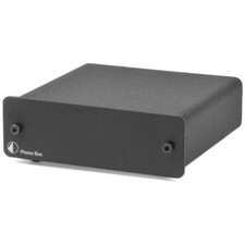 Pro-Ject Phono Box MM & MC Phono Stage Preamplifier, in Black. New. DECO