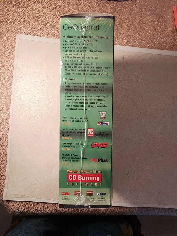 Cd Burning Software-CeQuadrant- WinOnCD 5 Power Edition- Premastering, Overspan - Image 2 of 4