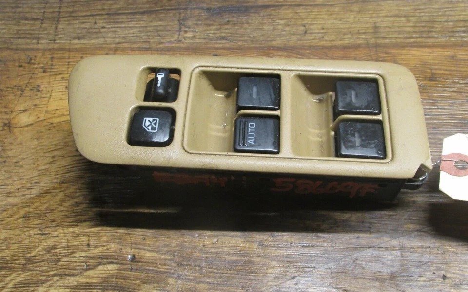 95- 99 MAXIMA LEFT DRIVER SIDE MASTER POWER WINDOW DOOR LOCK SWITCH ASSEMBLY - Image 4 of 4