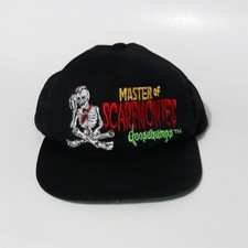 Goosebumps Master Of Scaremonies Hat RL Stine 1995 Youth Snapback hat