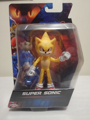  Sonic The Hedgehog 3 Movie Super Sonic Wave 2 Figure Toy Jakks 5  