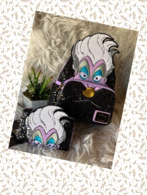 Loungefly The Little Mermaid Ursula Sequin Cosplay Mini  display picture 2