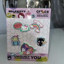 Genuine CROCS Hello Kitty Jibbitz Charms 5pcs Pack 10010556 Authentic Original