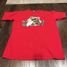 Vintage Disney Snow White Sleepy Shirt 7 Dwarfs Oversized Sleep Wear Red Size M