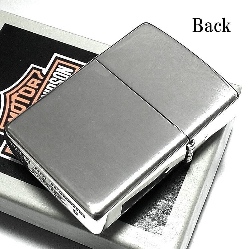 Zippo Harley Davidson HDP-09 Silver Mirror Metal Logo 1903 Zippo Harley Davidson HDP-09 Silver Mirror Metal Logo 1903