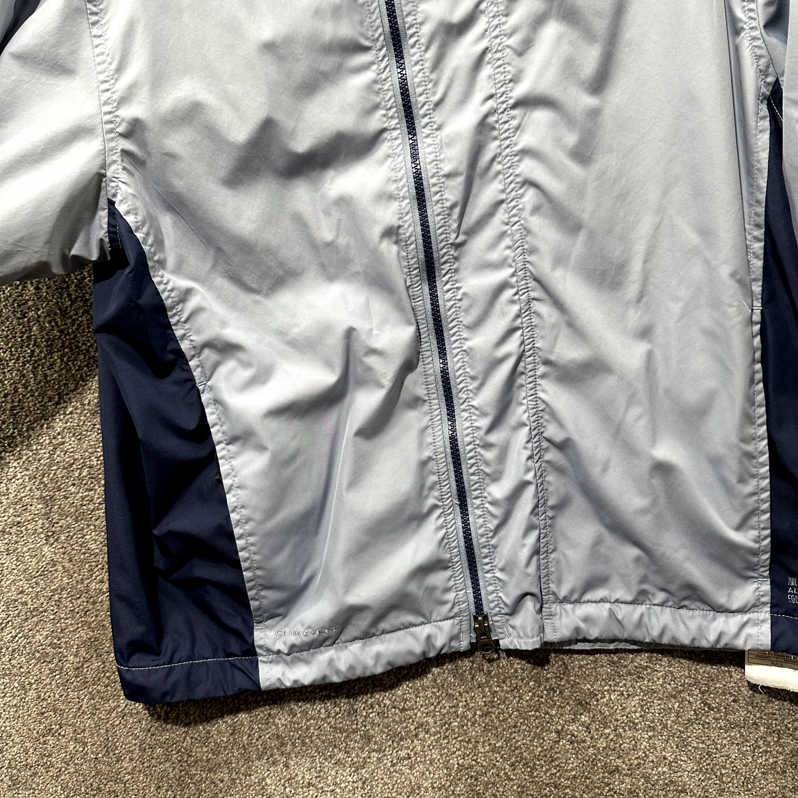 SACAI X NIKE Giacca a vento Nike ACG 3 donna M (8 10) blu full zip ventilata clima fit