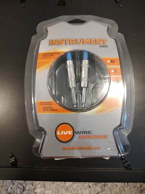 Livewire Advantage Instrument Cable 3 ft. Black | eBay