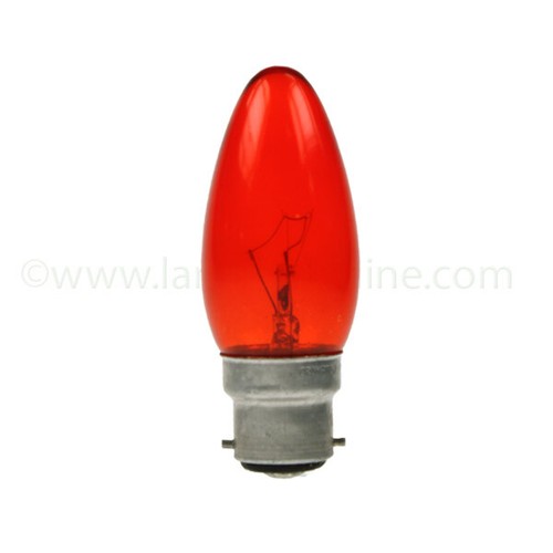 CANDELA 60W B22D FIREGLOW AMBER - Foto 2 di 2