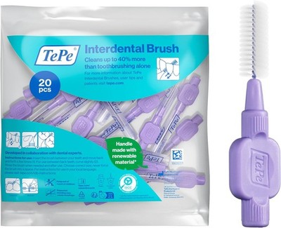 TePe Interdentalbürste, Extra Soft, Lila, 1,1 mm/ISO 6, 20 Stk., 