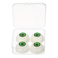 32 mm Realistic Eyes Big Eyeballs, 2 Pair Doll Eyes, Light Green