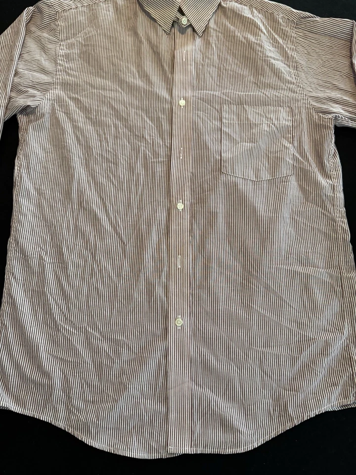 Camisa de vestir vintage arrow bradstreet manga larga roja 15 - 32/33 Foto 3 de 4