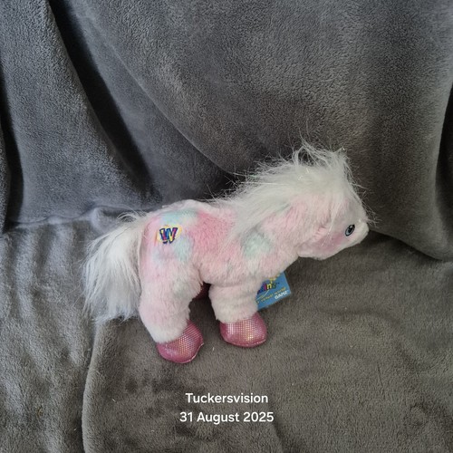 Webkinz Ganz Pink Pony HM117 Plüsch - ohne Code - fantastischer Zustand mit Etikett - Bild 3 von 4