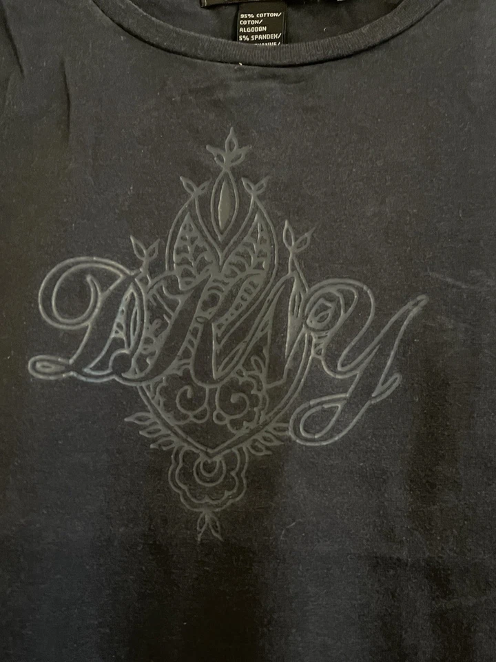 DKNY Top Girls Kids 14 Years Excellent Condition Navy - Image 2 of 4