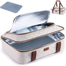 Insulated Casserole Carrier Ivory W16" X D11 1/2" X H6"