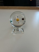 3d solar system crystal ball