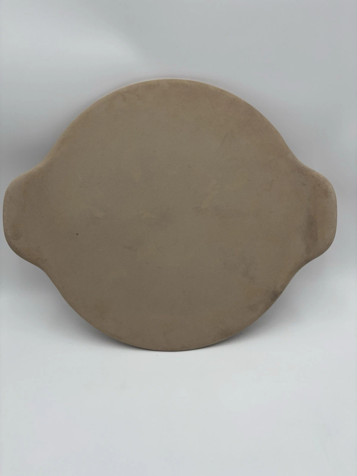 Pampered Chef Stoneware 13” Round Baking Pizza Stone w/ Handles 1114