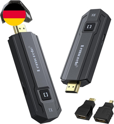 HDMI Wireless Transmitter and Receiver, Lemorele 5G 165FT/50M HDMI Funkübertragu