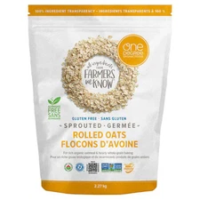 One Degree Organic Foods, Gluten Free Sprouted Rolled Oats, 2.27kg/5 lb