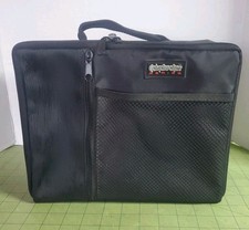 CONDUCTOR SERIES 30 CD Carrying Case Black Nylon Zipper Case with Plastic inside