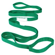 Physical Therapy Strap, Yoga Stretching Band 10 Loops Pilates, Green