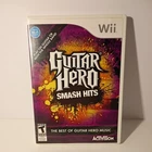 Guitar Hero: Smash Hits (Nintendo Wii, 2009) Complete with manual