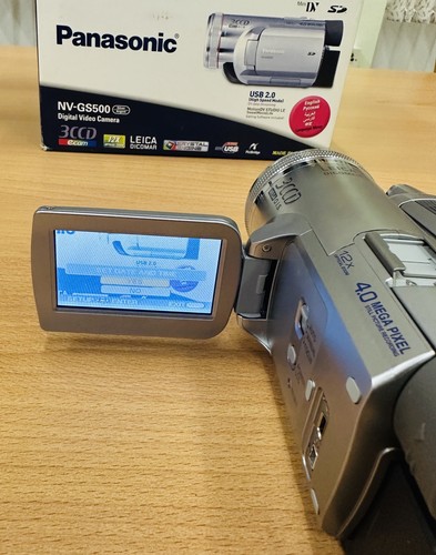 PANASONIC NV-GS500 4MP 3CCD MINIDV DIGITAL VIDEO CAMCORDER 12X OPT ZOOM IMMAC! - Picture 16 of 18