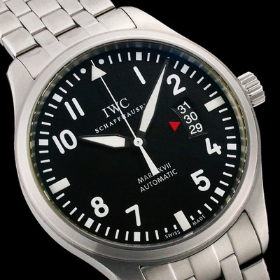 IWC PILOT'S WATCH MARK 17 IW326504 41MM BLACK DIAL AUTOMATIC MEN'S