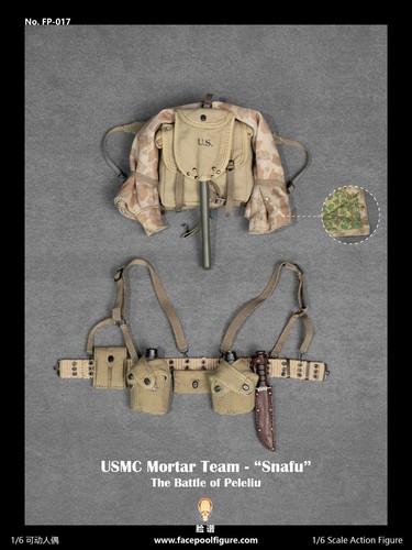 Figura Boxset - Facepoolfigure escala 1/6 FP017B Pacific Mortar Team “Snafu” - Imagen 9 de 9