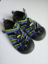 New KEEN Newport H2 Kids Sandals Size 2 US Blue Green Hiking Water Shoes