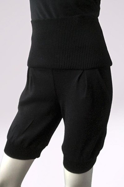 Women Patrizia Pepe Shorts Black Wool 38