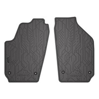 FußMatten Gummimatten FüR Seat Cordoba II 2002-2009 1.Reihe Gummi Schwarz 2 Tlg