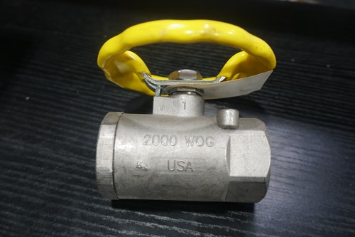 Apollo 76-105-15 1" BALL VALVE STAINLESS STEEL THREADED W/ MOUNTING PAD - 第 1/2 張圖片