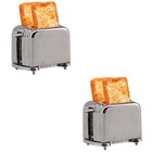  2 stücke Mini Brot Maschine Simulation Brotmacher Modell Mini Haus Küche