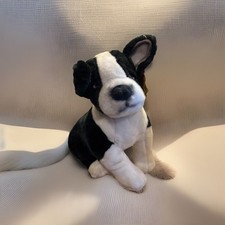 VTG Kellytoy Black And White Floppy Ear Dog Canine Plush French Bulldog 18"