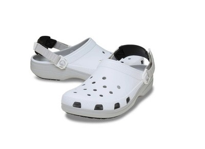 Crocs CLASSIC TURBO CLOG- Men 3 / Women 5   -  211287-100-White-Unisex Sizes
