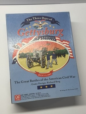 The Three Days of Gettysburg GMT Games-Excellent Condition-Very Nice!