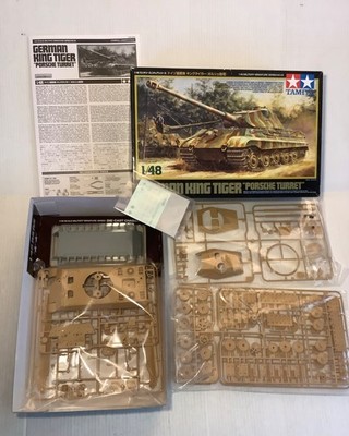Tamiya 1/48 German PzKfw VI King Tiger Porsche Turret 32539Open Box Parts Sealed