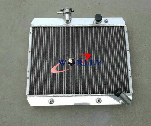 For Jaguar XKE S2 E-TYPE 4.2L 1968 1969 1970 AT Aluminum radiator + fan shroud - Picture 2 of 6