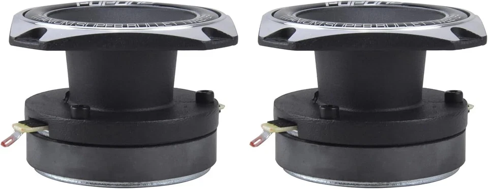 Tweeters Coche 4" 300W Max 4 Ohm Ferrita Bala Tweeters (Paquete de 2) Alta Potencia Foto 2 de 4