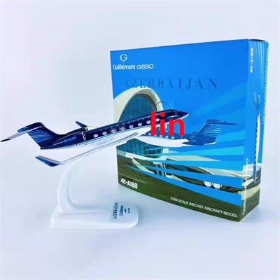 Gulfstream G650 Business Jet 1/200 Size Azerbaijan Livery Alloy 6.3in 4K-A188