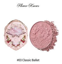Flower Knows Strawberry Rococo Series Embossed Blush Classic Ballet BRAND NEW