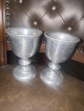 Set of 2 Vintage Aluminum Goblets โ Made in USA