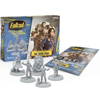 Modiphius Entertainment: Fallout Miniatures - Hollywood Icons - 5 Miniatures & B