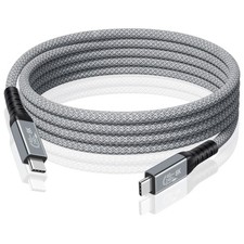 Thunderbolt 4 Cable 6 FT/2M 240W/40Gbps/8K USB C Thunderbolt Cable, USB C M...