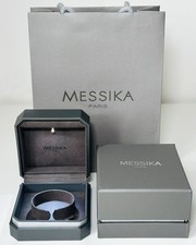 Messika Paris Jewellery Box for Bracelet Bangle Storage Case LED Light & Bag
