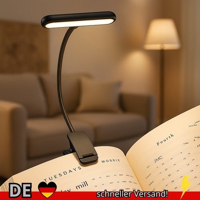 Neu! FlexiGlow 2025 Kabelloses LED Leselicht Silber Clip Nachtlesen