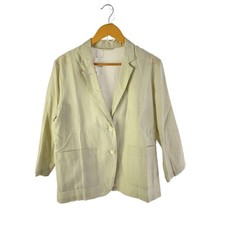 Margaret Howell Womens Jacket 3 Beige Cotton Silk Blend UK British Heritage Auth