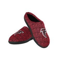 Team Color Slip-On Slippers with Embroidered Logo for Fans Rubber Sole