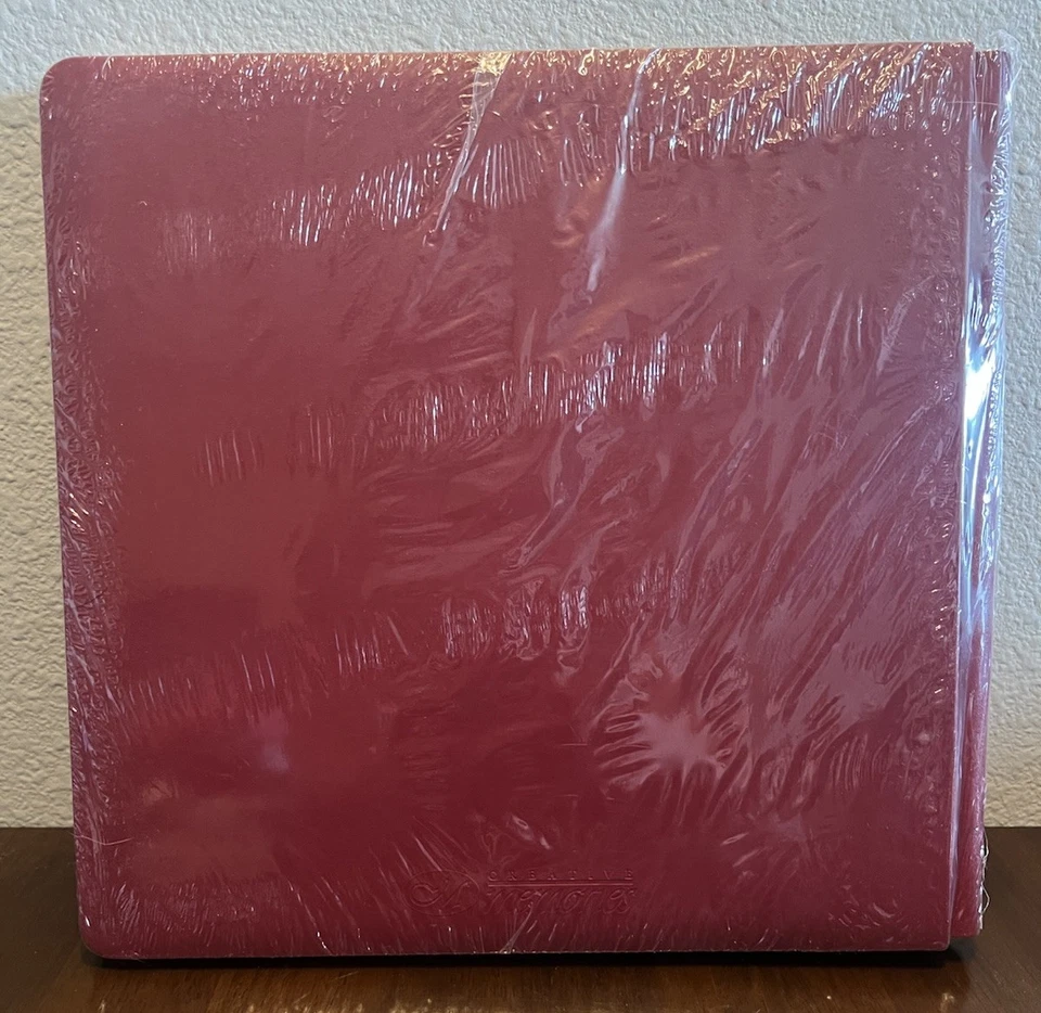 Álbum Creative Memories 12x12 bisagra flexible ciruela/magenta nuevo sellado con 15 páginas nuevas Foto 3 de 4